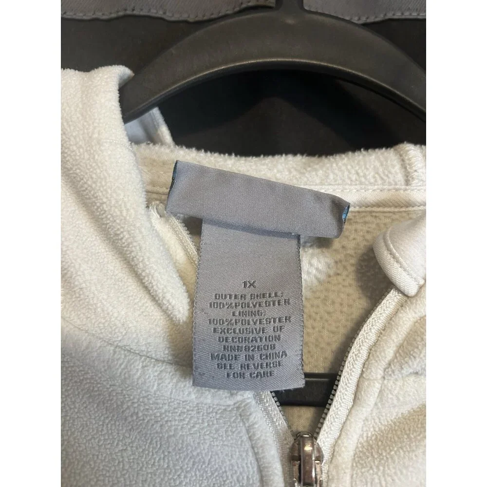 Free Country Women’s XL Cinch Waste Zip Up Fleece - Picture 2 of 3